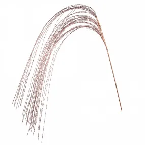 48" Metallic Twisted Grass Spray: Rose Gold