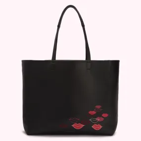 BLACK SKYE LIP FLURRY TOTE BAG