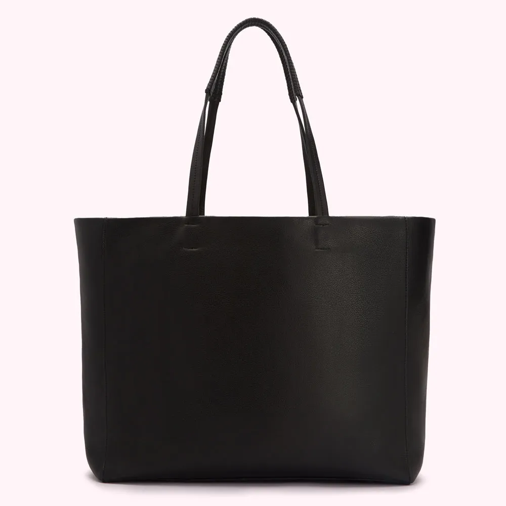 BLACK SKYE LIP FLURRY TOTE BAG