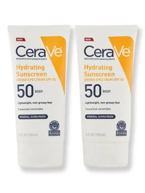 CeraVe Sunscreen Body Lotion SPF 50 2 Ct 5 oz