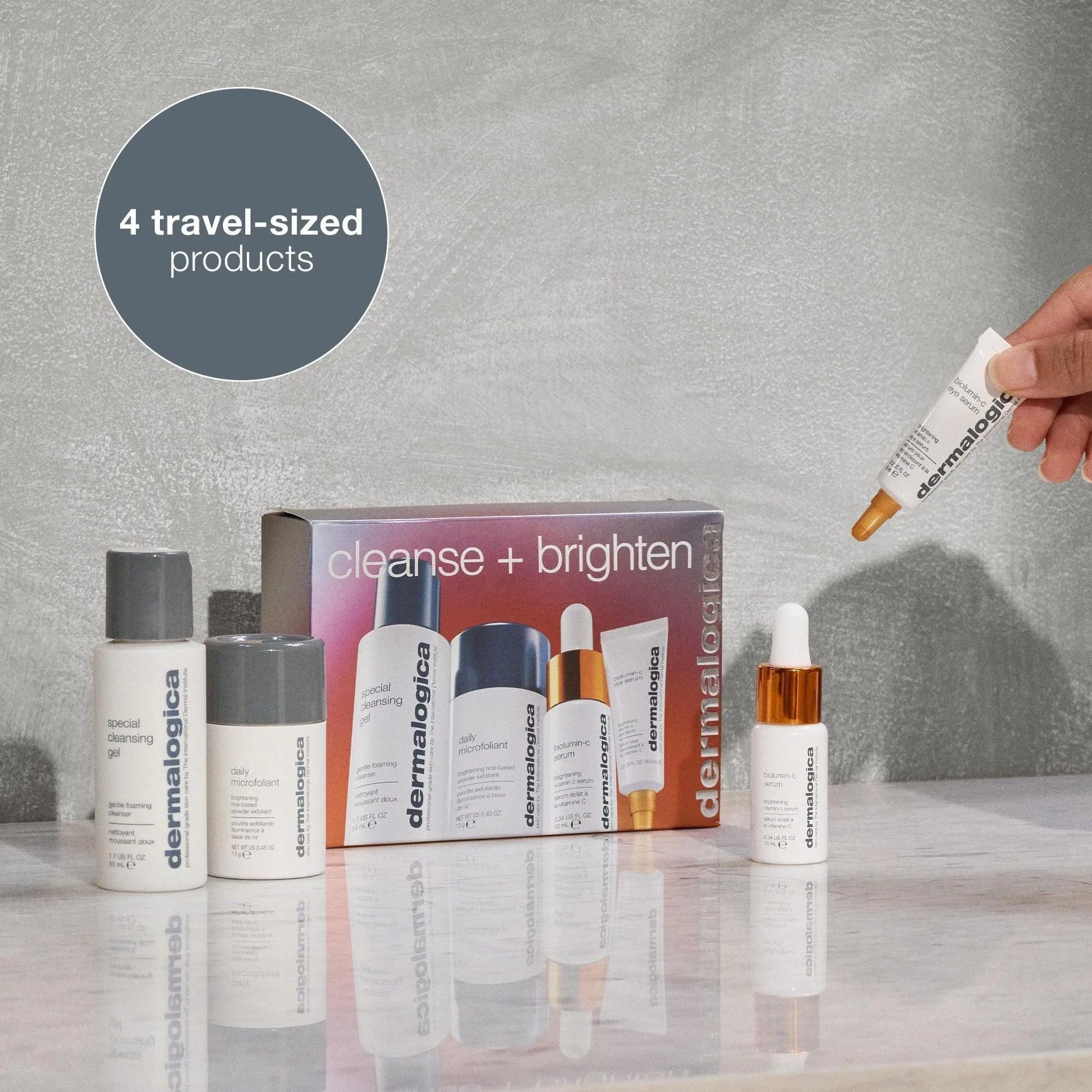 cleanse   brighten set (4 travel-size)