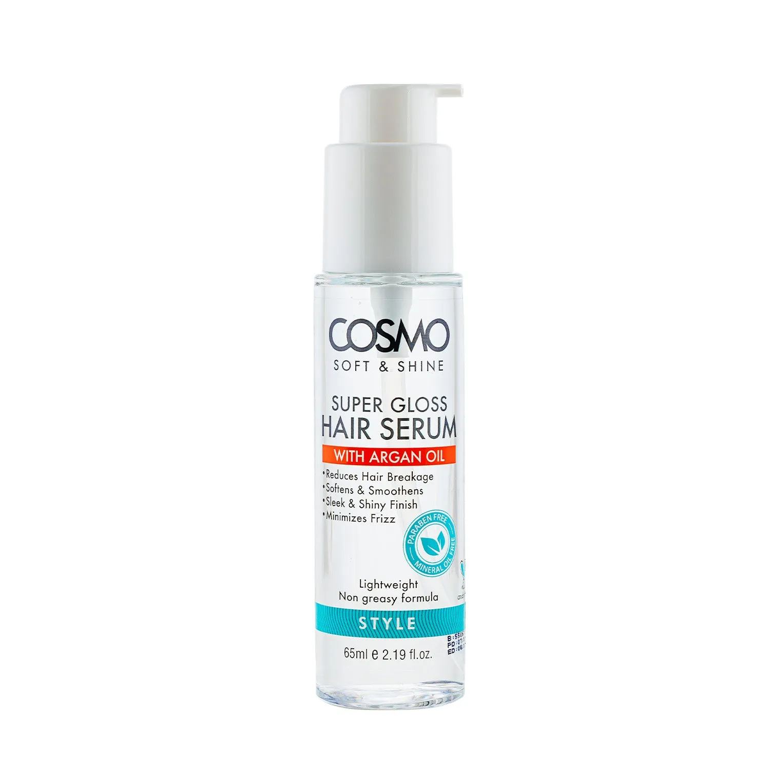 COSMO SOFT & SHINE SUPER GLOSS HAIR SERUM  STYLE - 65ML