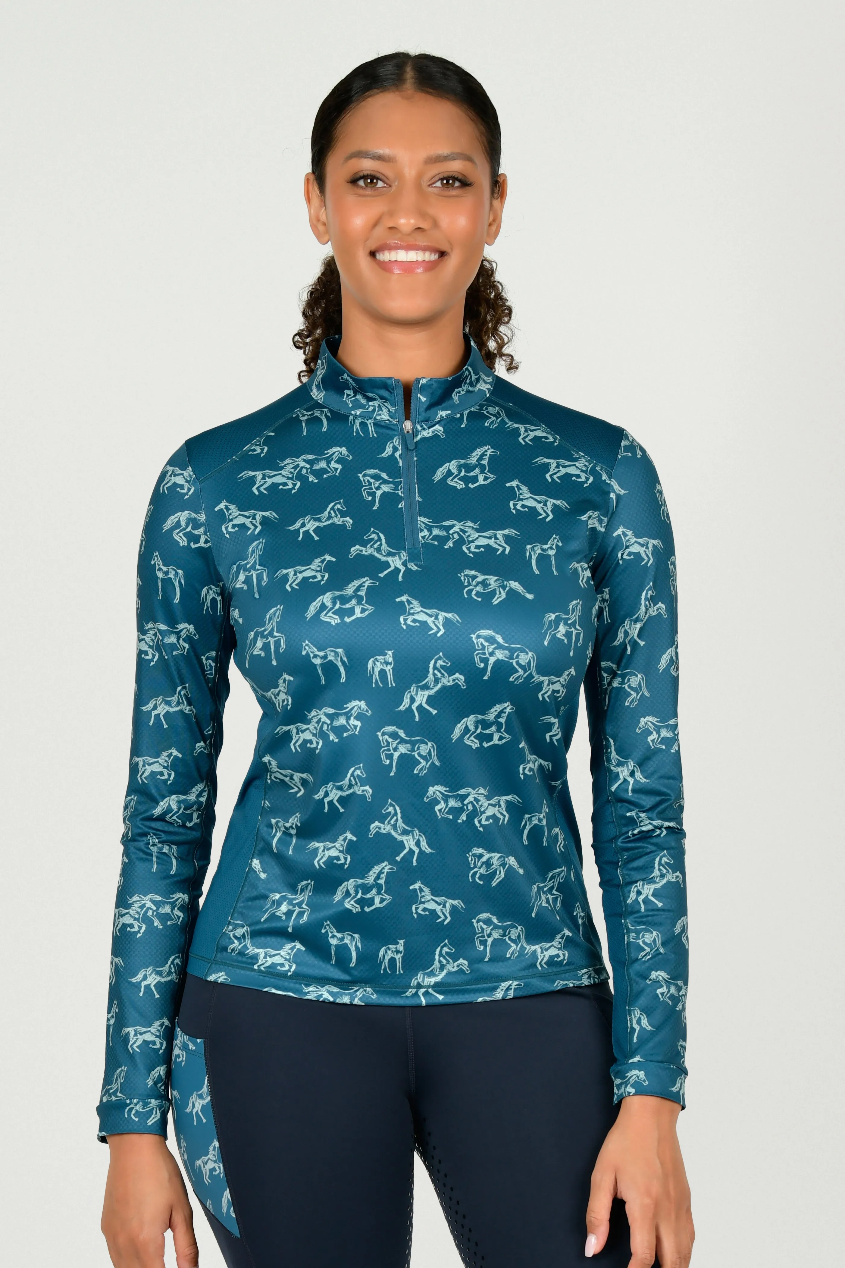 Dublin Autumn Sally Long Sleeve Riding Top