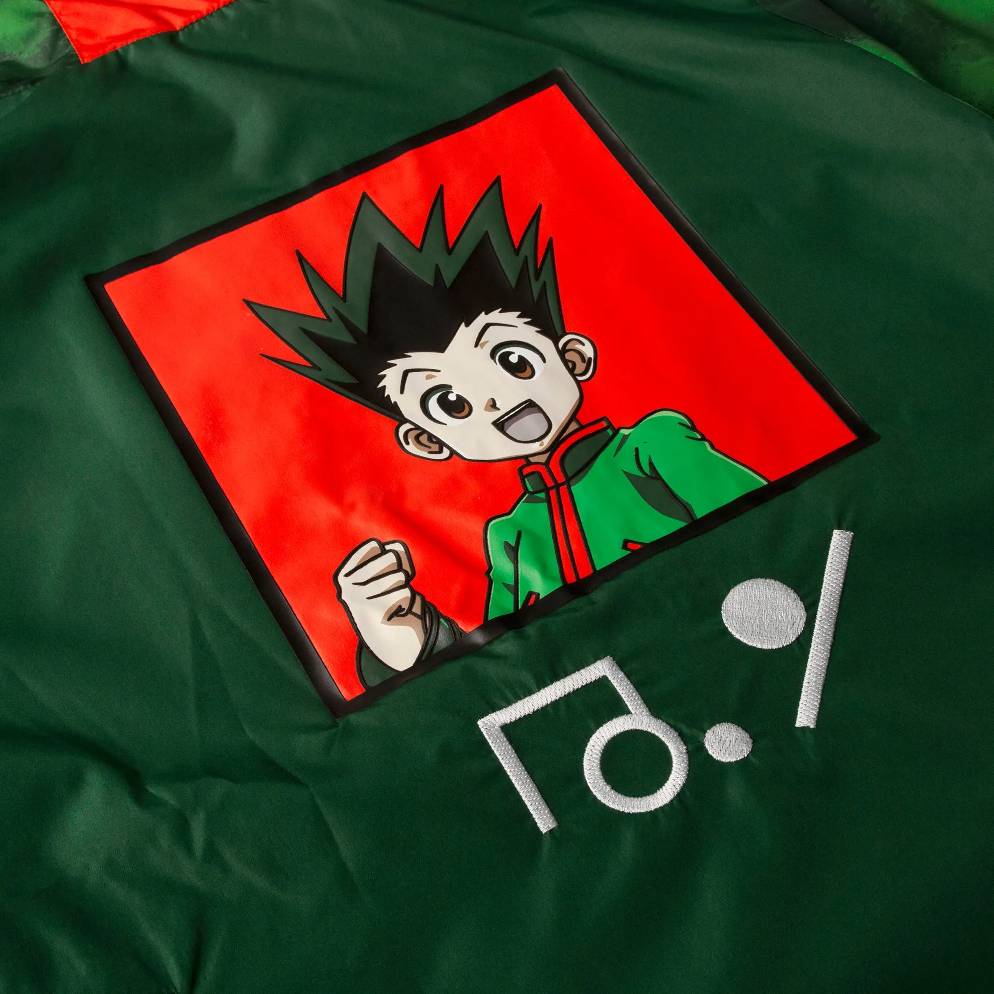 Gon Green Spray Paint Camo Anorak