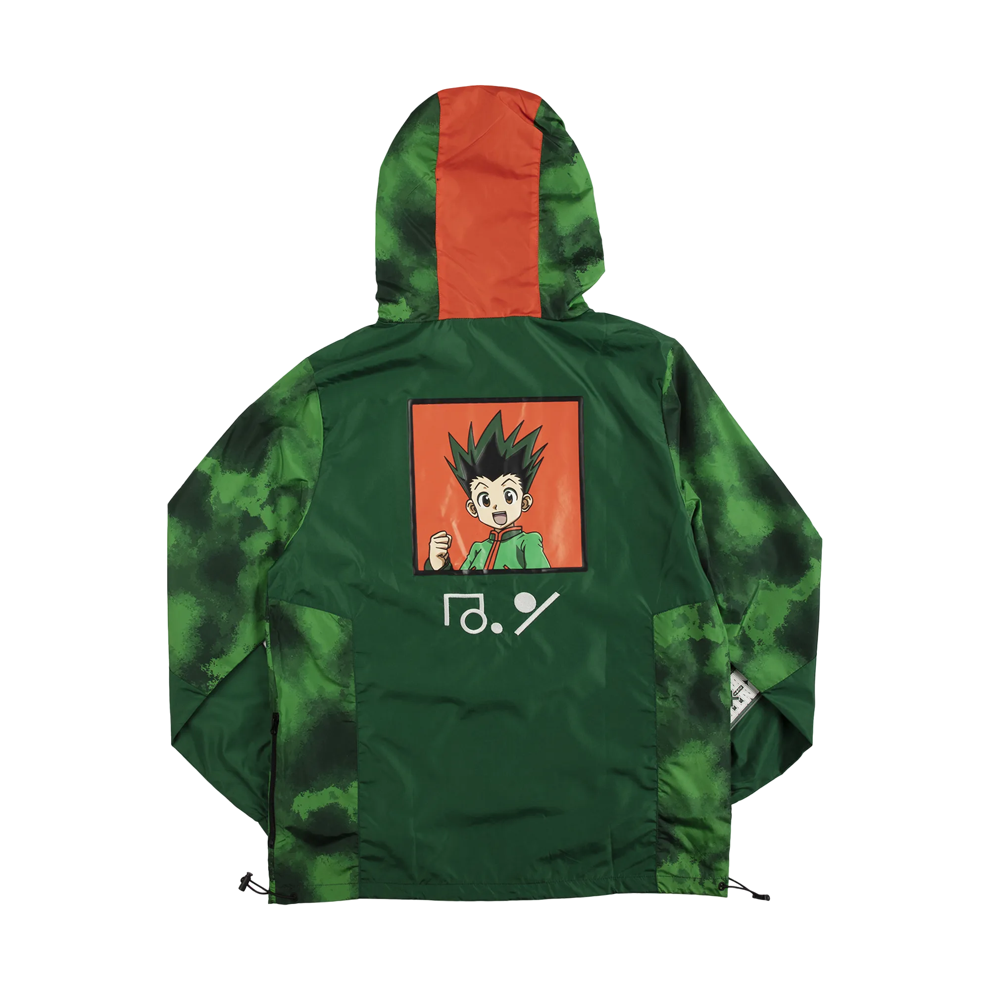 Gon Green Spray Paint Camo Anorak