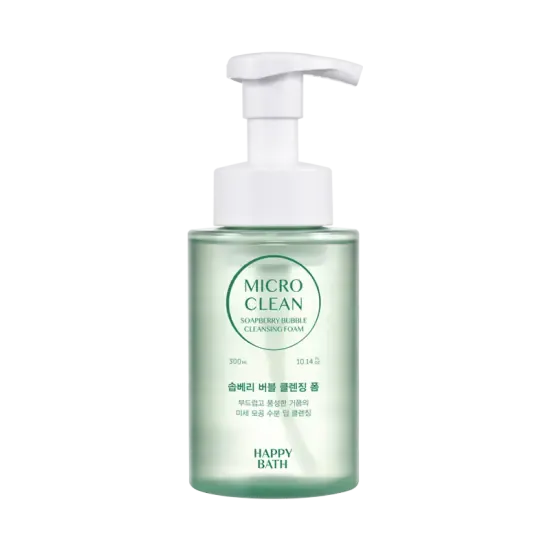 Happy Bath Micro Clean Soapberry Bubble Cleansing Foam 300ml