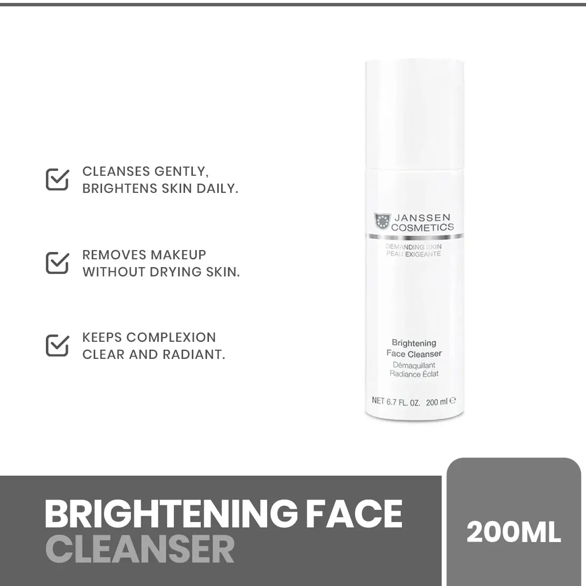 Janssen - Demanding Skin Brightening Face Cleanser 250Ml