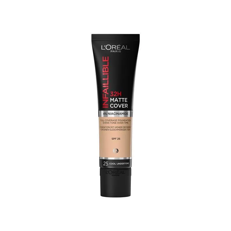 L'Oréal Infaillible 24H Matte Cover Foundation 25 Rose Ivory