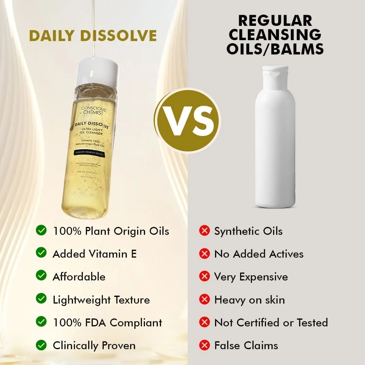 Oil Cleanser | Double Cleanse To Remove Impurities & Waterproof Makeup