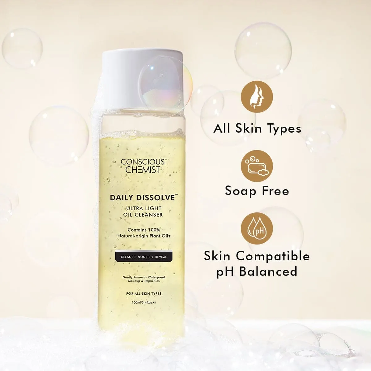 Oil Cleanser | Double Cleanse To Remove Impurities & Waterproof Makeup