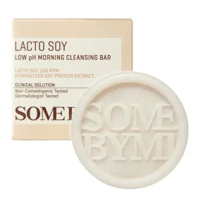 SOME BY MI Lacto soy low ph morning cleansing bar صابونة تنظيف البشرة بالصويا من سمباي مي