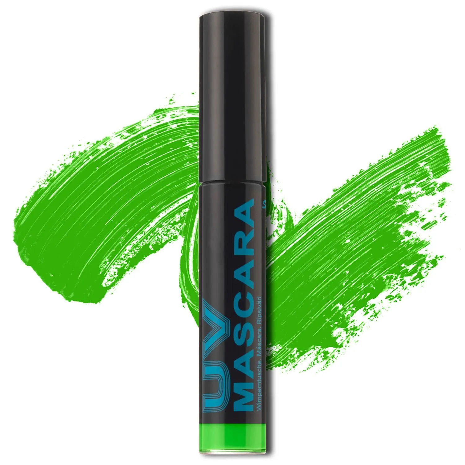 Stargazer Neon Mascara, Cruelty Free Vegan and Paraben Free Strong Color That Glows Under UV Light, 0.35 oz.