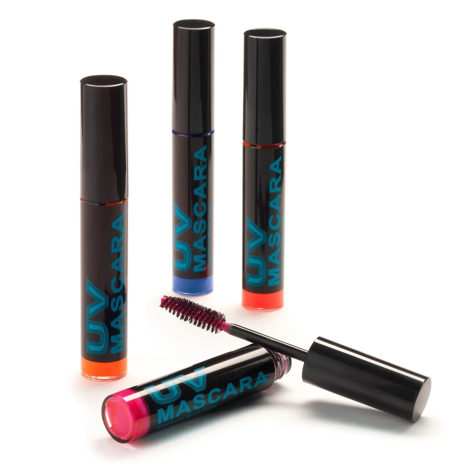 Stargazer Neon Mascara, Cruelty Free Vegan and Paraben Free Strong Color That Glows Under UV Light, 0.35 oz.