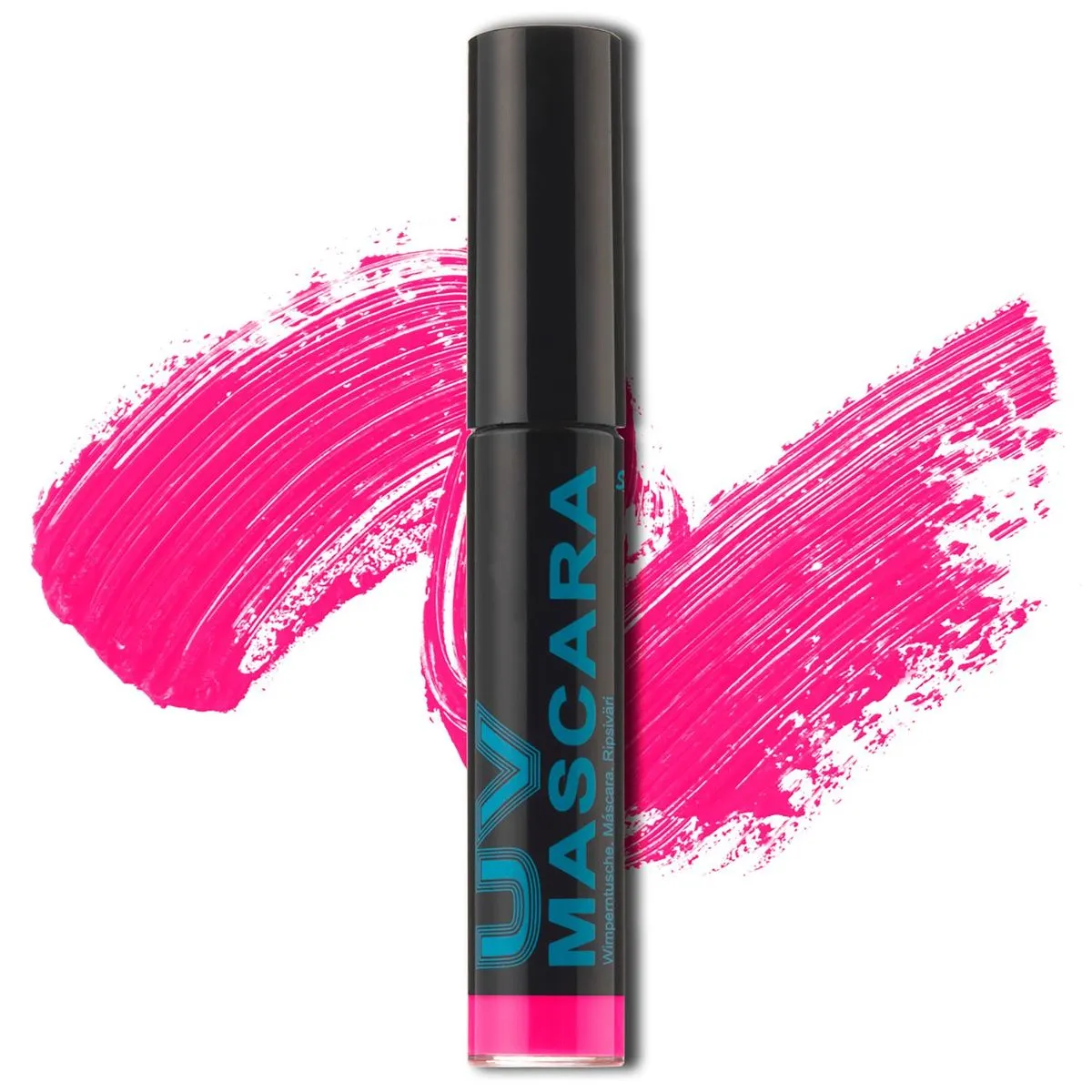 Stargazer Neon Mascara, Cruelty Free Vegan and Paraben Free Strong Color That Glows Under UV Light, 0.35 oz.