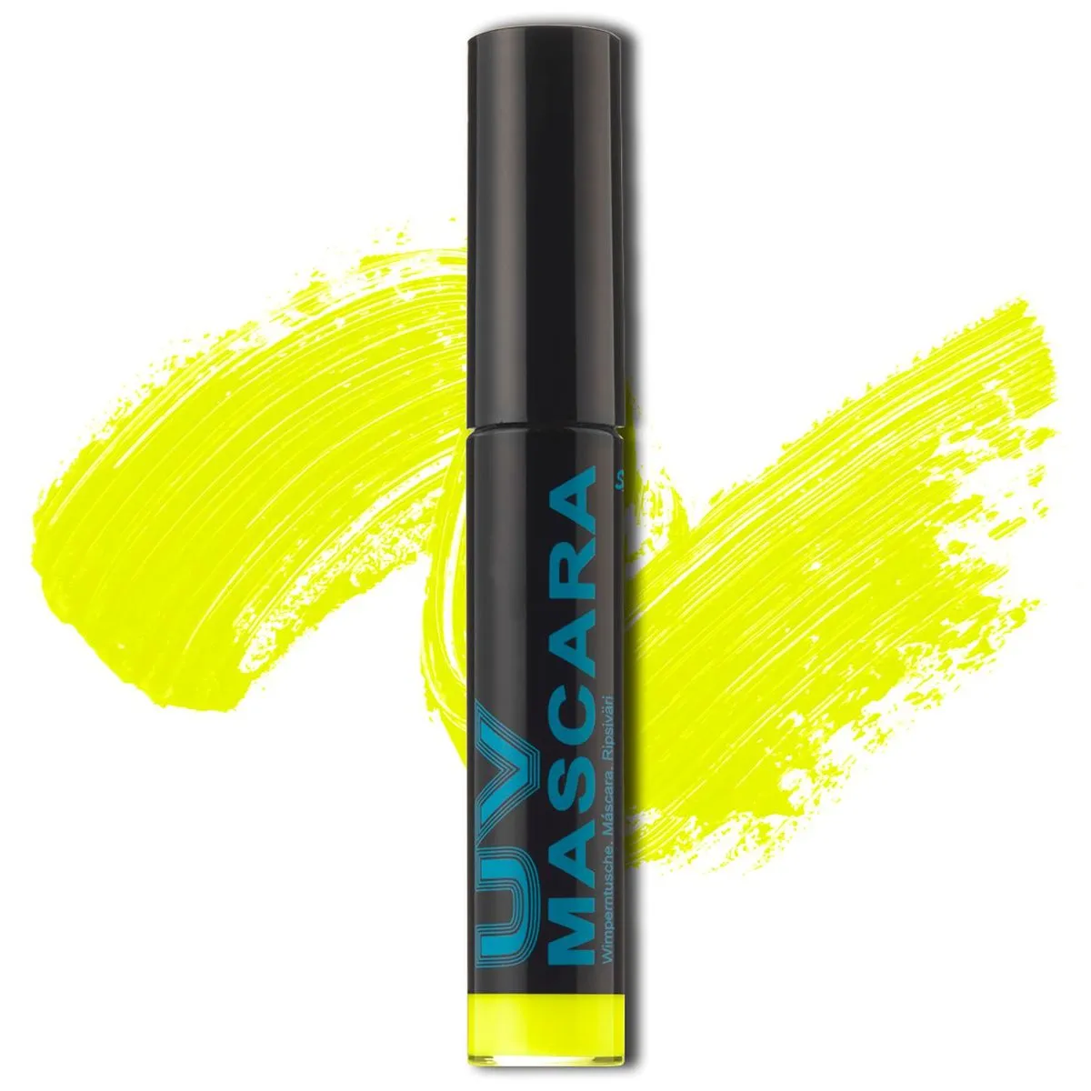 Stargazer Neon Mascara, Cruelty Free Vegan and Paraben Free Strong Color That Glows Under UV Light, 0.35 oz.