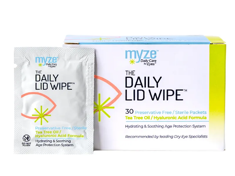 The Daily Lid Wipe from Myze (30 ct)