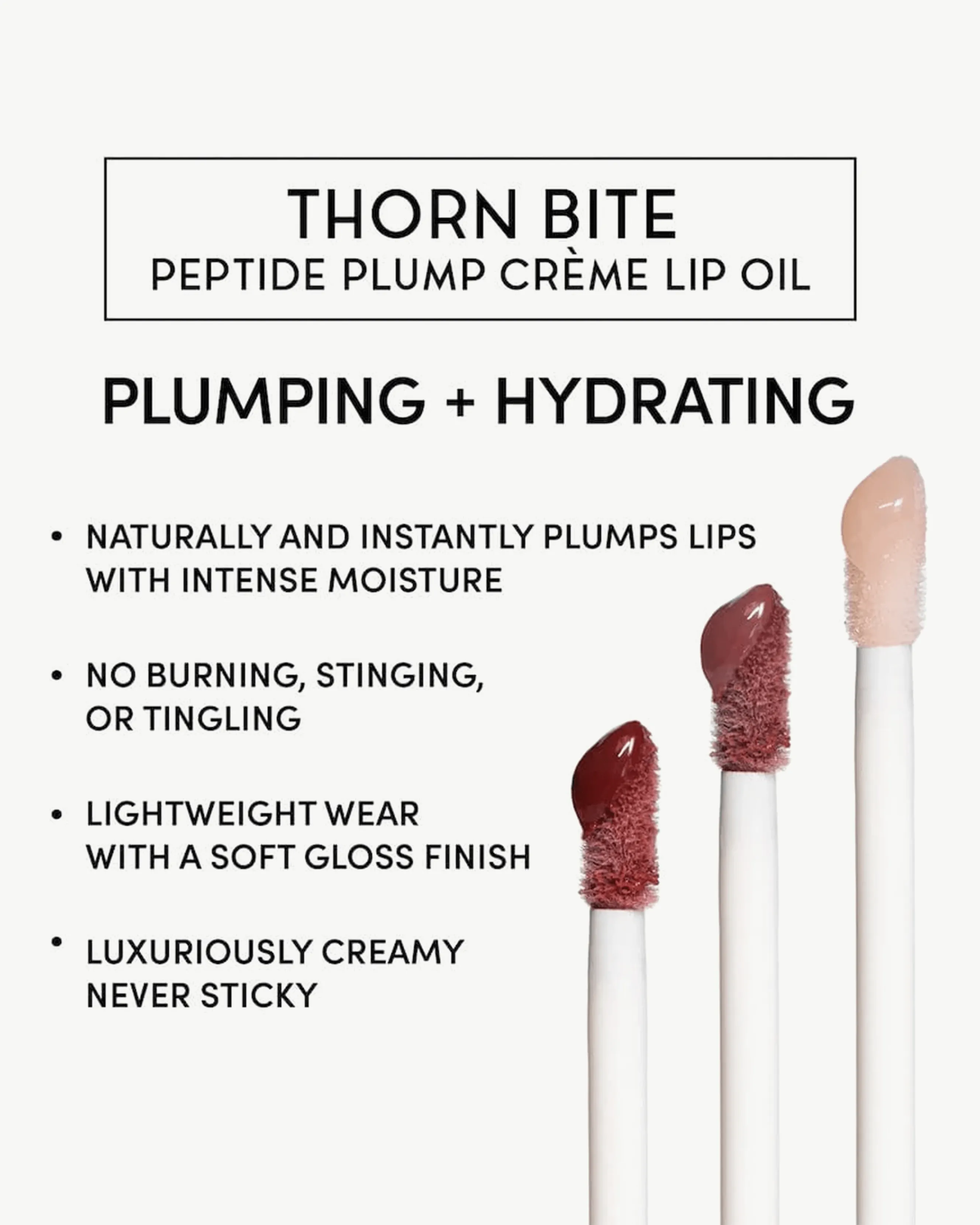 Thorn Bite Peptide Plump Crème Lip Oil