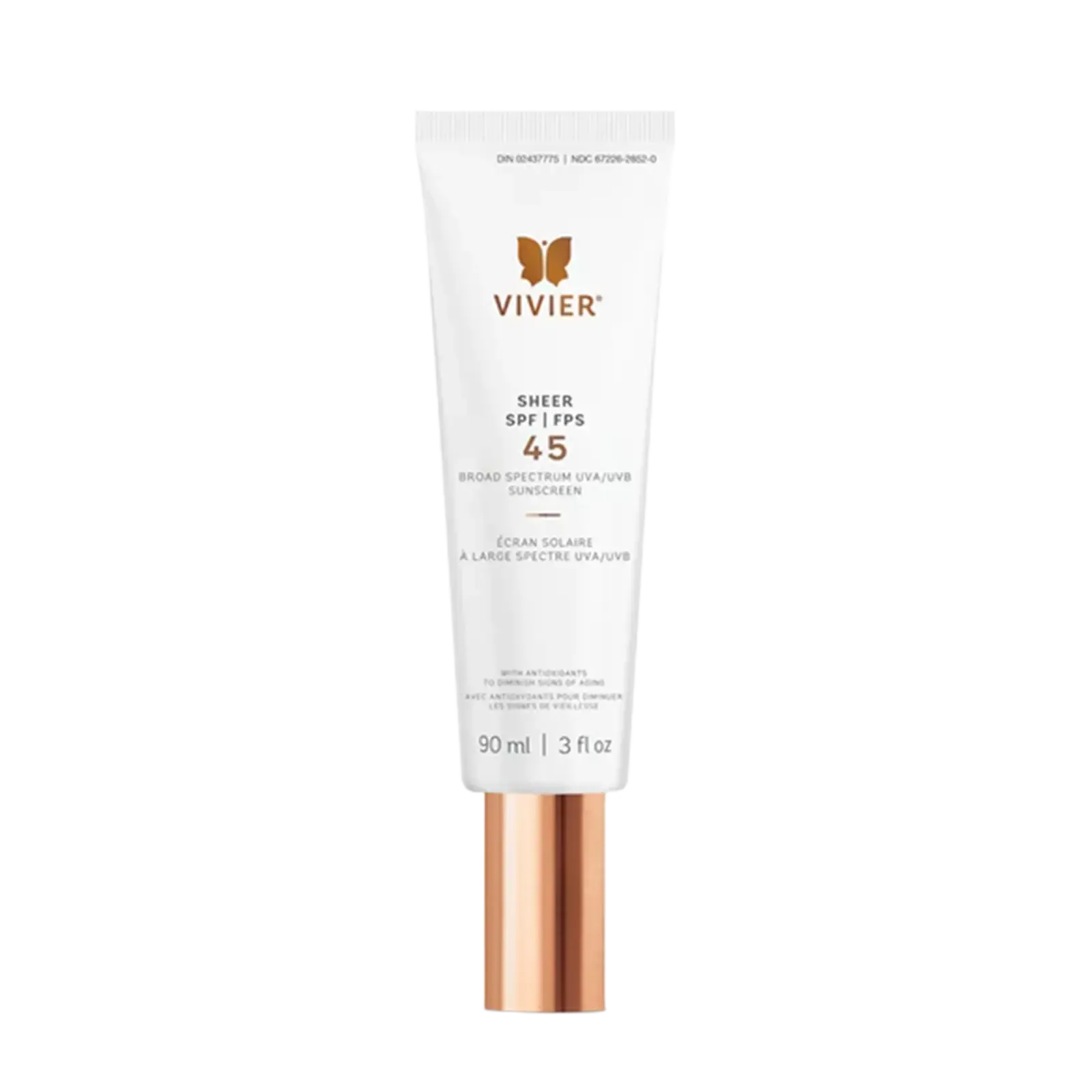 Vivier Sheer Broad Spectrum SPF 45 Sunscreen 90ml / 3fl oz